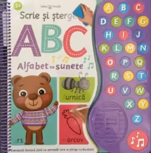 SCRIE SI STERGE. ABC Alfabet cu sunete