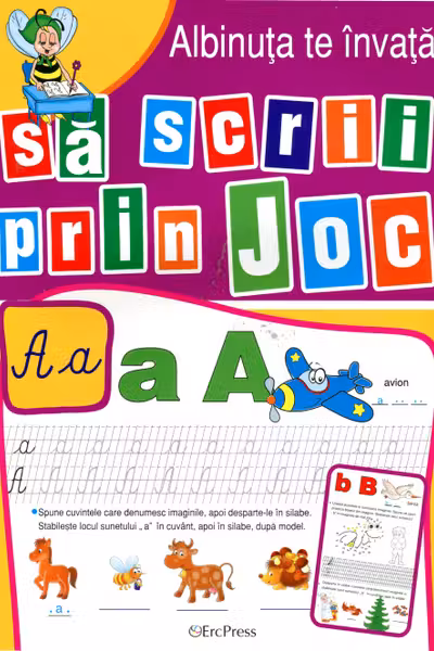 Albinuța te învață să scrii prin joc