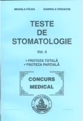 Teste de stomatologie volumul 4
