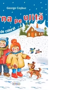Iarna pe ulita (carte de colorat)