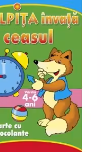 Vulpita invata ceasul - carte cu autocolante