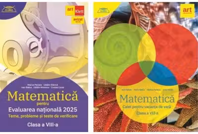 Pachet Evaluarea nationala 2025 Matematica. Clasa 8 Clubul matematicienilor si Matematica. Caiet pentru vacanta de vara. Clasa a 7-a