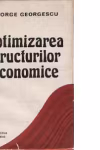 Optimizarea structurilor economice