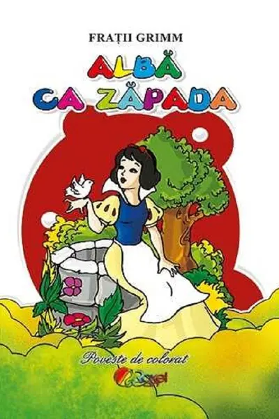 Albă ca Zăpadă. Poveste de colorat