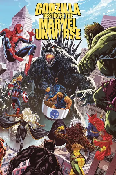 Godzilla Destroys the Marvel Universe