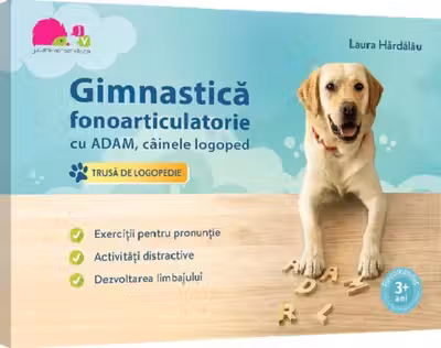 Gimnastică fonoarticulatorie cu Adam, câinele logoped