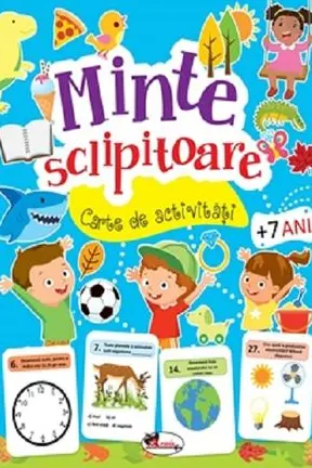 Minte sclipitoare. Carte de activitati +7 ani