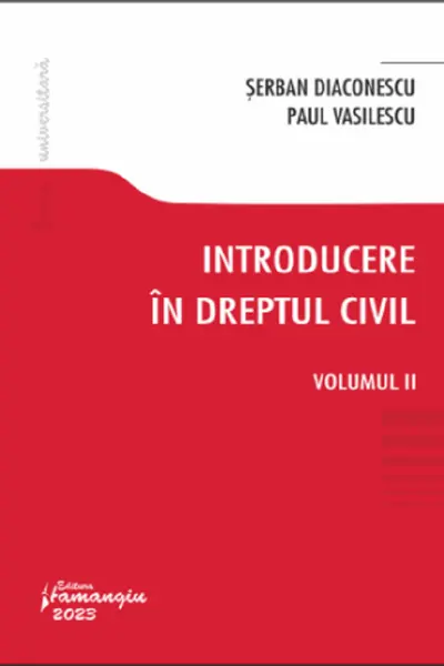 Introducere în dreptul civil Vol.2