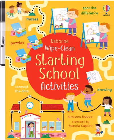 Wipe-Clean Starting School Activities