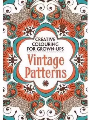 Creative Colouring For Grown-ups. Vintage Patterns