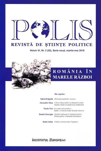 Polis vol.6 nr.2 (20), serie nouă martie-mai 2018. Revista de științe politice