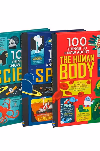 Usborne 100 Things to Know About 3 Books Collection Set - Space The Human Body Science
