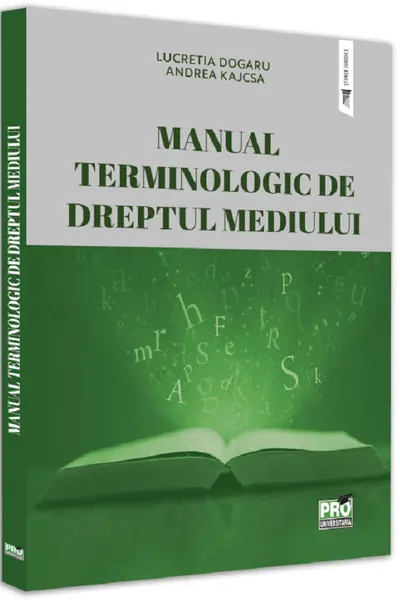 Manual terminologic de dreptul mediului
