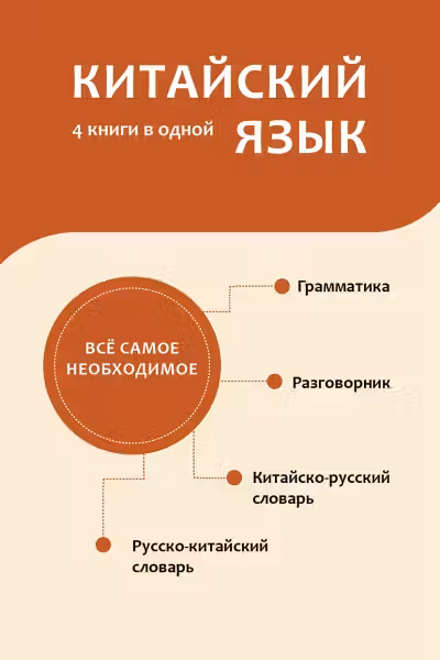Китайский язык. 4 книги в одной: разговорник, китайско-русский словарь, русско-китайский словарь, гр