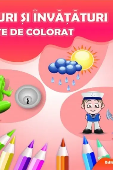 Jocuri și învățături Carte de colorat