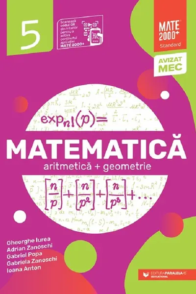 Matematică. Aritmetică, geometrie. Clasa a V-a. Mate 2000 – Standard