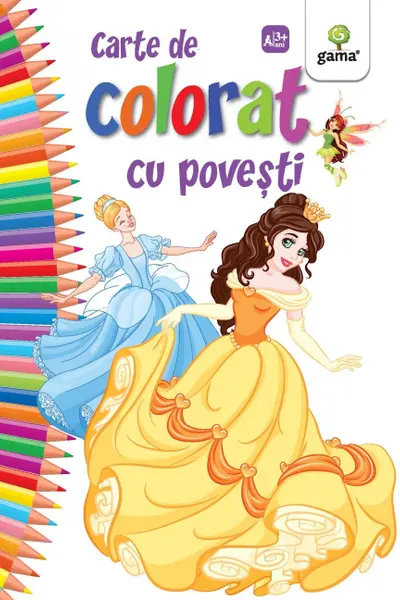 Carte de colorat cu povesti