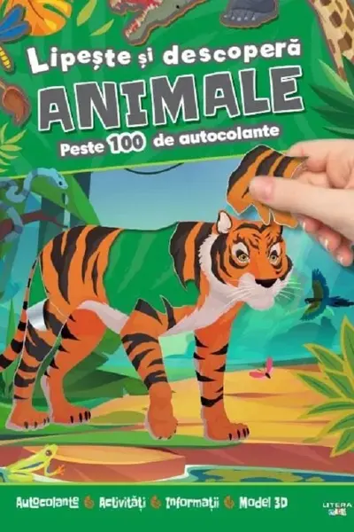 Lipeste si descopera Animale. Peste 100 de autocolante