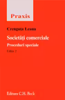 Societăți comerciale. Proceduri speciale