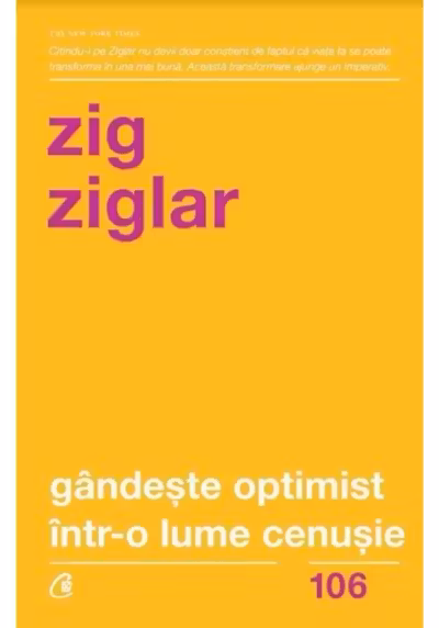 Gandeste optimist intr-o lume cenusie