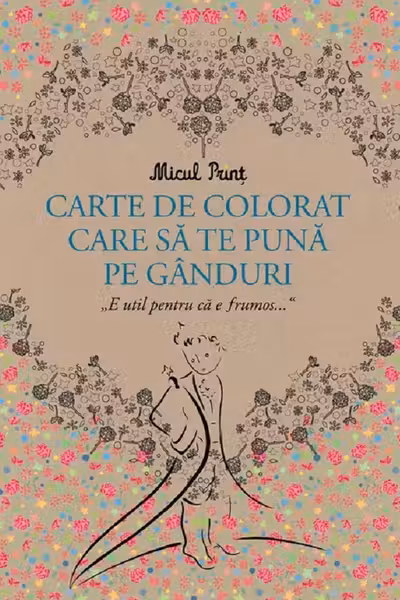 Micul Print - carte de colorat care sa te puna pe ganduri