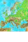 Harta Europa 120x160 cm, fizico-geografica/politica