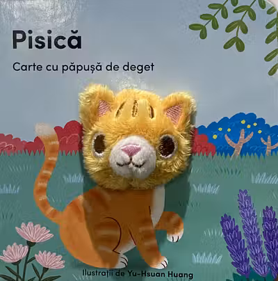 Carte cu papusa de deget. Pisica