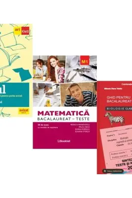 Pachet Bacalaureat 2026. Eseul. Pregatire individuala pentru proba scrisa, Matematica M1. Teste si Biologie clasele 9-10 - Liliana Paicu, Rodica Manolescu, Stelica Ene