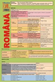 Planșa Limba română - Clasa 7