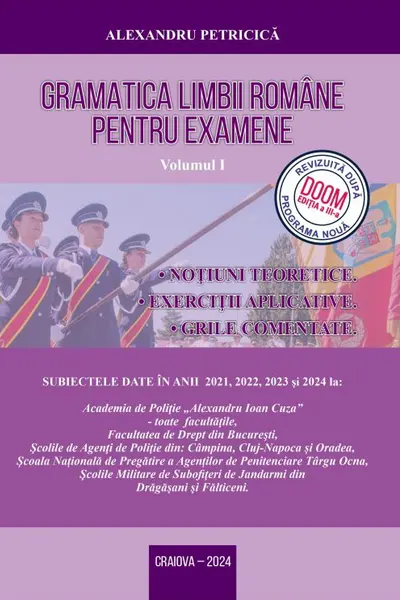 Gramatica Limbii Romane pentru examene 2026 - Volumul 1