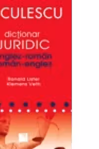 Dictionar juridic englez-roman / roman-englez