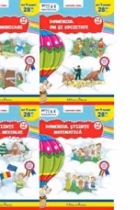 Set patru carti A4 (5-6 ani) - 2015 - color - grupa mare