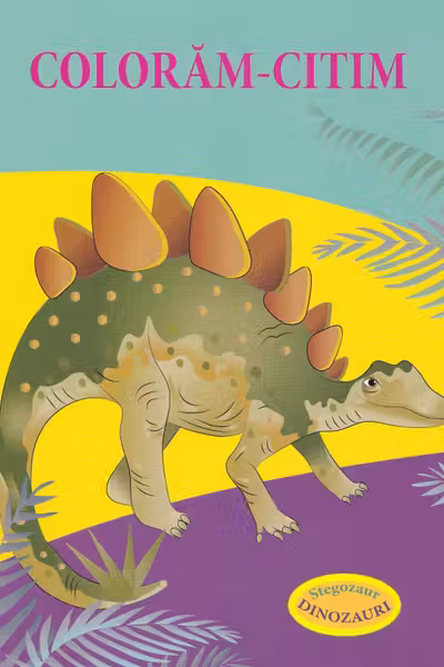 Coloram-citim: Stegozaur. Dinozauri