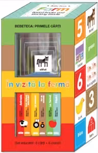 Bebeteca in vizita la ferma Set educativ 6 carti