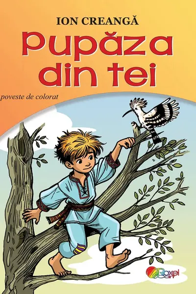 Pupăza din tei. Poveste de colorat