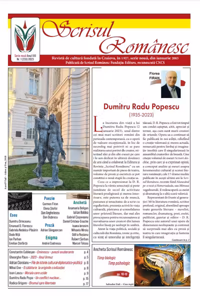 Revista Scrisul Românesc Nr.1 din 2023