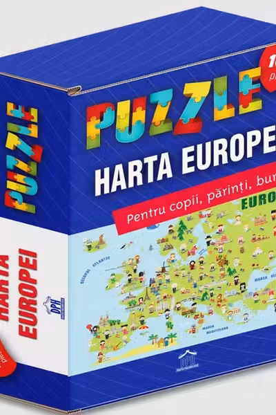 Harta Europei. Puzzle 104 piese