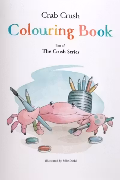 Crab Crush. Colouring Book