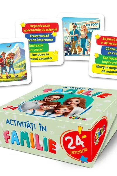 24 jetoane. Activitati in familie