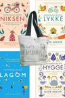 Уютный скандинавский подарок. Комплект из 4-х книг с шоппером