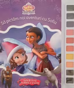 DISNEY. SOFIA INTAI. Insulele mistice. Sa pictam noi aventuri cu Sofia.