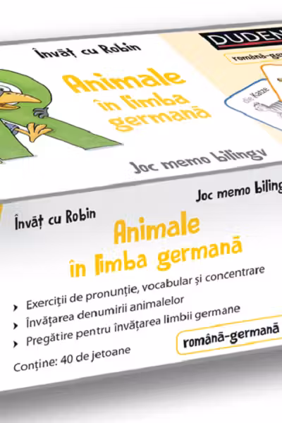 Învăț cu Robin. Animale în limba germană