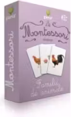 Carti de joc Montessori. Familii de animale. Vocabular