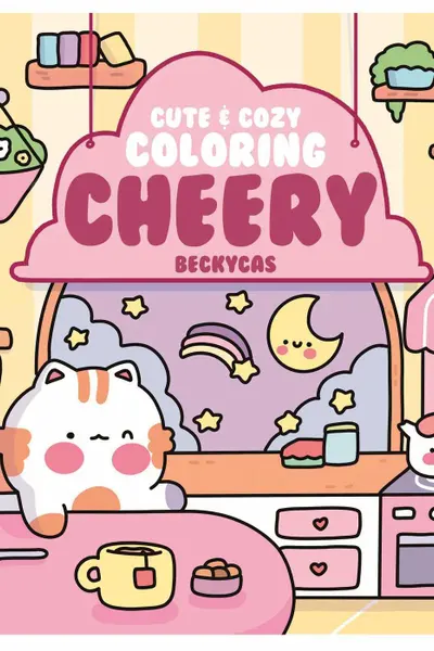 Cute & Cozy Coloring: Cheery