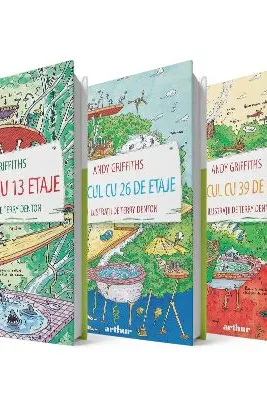 Serie de autor Andy Griffiths. Copacul cu 13, 26 si 39 de etaje (set 3 carti)
