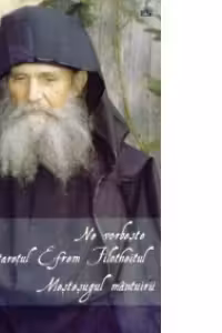 Ne vorbeste Staretul Efrem Filotheitul. Mestesugul mantuirii