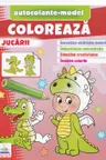 Coloreaza+autocolante Jucarii