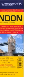 Harta turistica si rutiera Londra