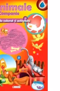 Animale de companie - Carte de colorat si activitati