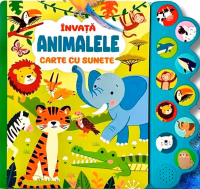 Invata animalele. Carte cu sunete
